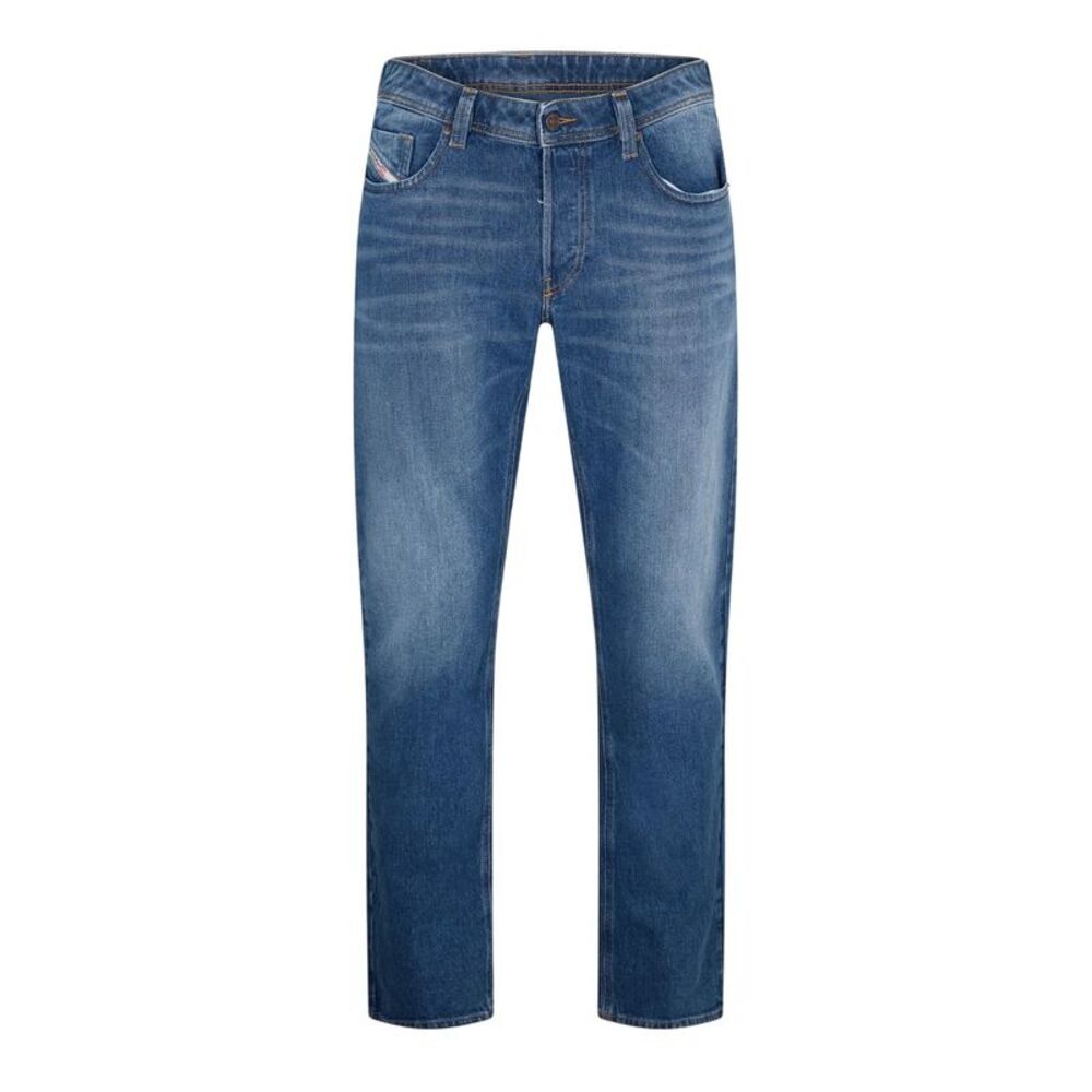Diesel Mens 5 Pockets Straight Jeans / Blue Denim